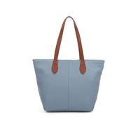 Kitise Women's Classic Lightweight Rommy Shopper Tote Bag in Blue