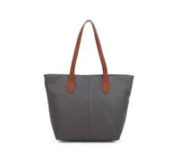 Kitise Women's Classic Lightweight Rommy Shopper Tote Bag in Dark Grey