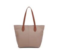 Kitise Women's Classic Lightweight Rommy Shopper Tote Bag in Khaki