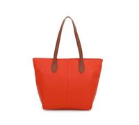 Kitise Women's Classic Lightweight Rommy Shopper Tote Bag in Orange Kitise Orange