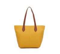 Kitise Women's Classic Lightweight Rommy Shopper Tote Bag in Yellow Kitise Yellow