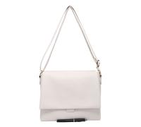 Kitise Women's Doube Compartments Flap Design PU Leather Crossbody Shoulder Bag in Beige Kitise Beige One Size