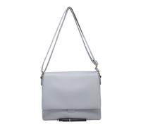 Kitise Women's Doube Compartments Flap Design PU Leather Crossbody Shoulder Bag in Grey Kitise Grey One Size