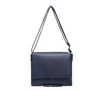 Kitise Women's Doube Compartments Flap Design PU Leather Crossbody Shoulder Bag in Navy Kitise Navy One Size