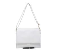 Kitise Women's Doube Compartments Flap Design PU Leather Crossbody Shoulder Bag in White Kitise White One Size