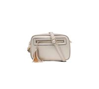 Kitise Women's Dual Zipper Tassel Charm Crossbody Camera Bag in Gold