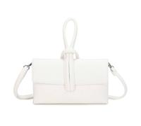 Kitise Women's Elegant Tie Closure Faux Leather Clutch Crossbody Bag in White Kitise White One Size