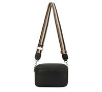 Kitise Women's Front Pocket Double Compartments Camera Crossbody Bag With Canvas Strap in Black Kitise Black One Size