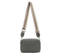 Kitise Women's Front Pocket Double Compartments Camera Crossbody Bag With Canvas Strap in Grey Kitise Grey One Size