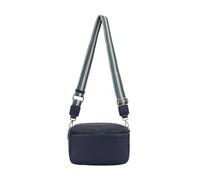 Kitise Women's Front Pocket Double Compartments Camera Crossbody Bag With Canvas Strap in Navy Kitise Navy One Size