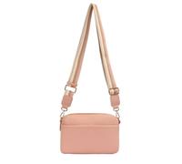 Kitise Women's Front Pocket Double Compartments Camera Crossbody Bag With Canvas Strap in Pink