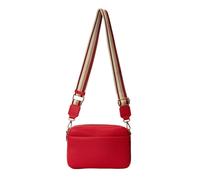 Kitise Women's Front Pocket Double Compartments Camera Crossbody Bag With Canvas Strap in Red Kitise Red One Size