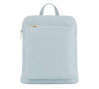 Kitise Women's Genuine Italian Leather Convertible Backpack Shoulder Handbag in Light Blue Kitise Light Blue