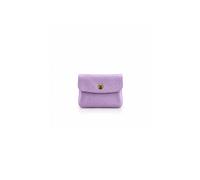 Kitise Women's Genuine Italian Real Leather Compact Coin Holder Purse Bag in Lilac Kitise Lilac One Size