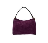 Kitise Women's Genuine Italian Suede Leather Stylish Small Shoulder Bag With Detachable Strap in Purple Kitise Purple One Size