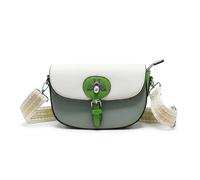 Kitise Women's Half Moon Small Satchel Crossbody Bag With Bee Detail in White Kitise White One Size