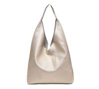 Kitise Women's Large 2in1 Hobo Slouch Tote PU Leather Handbag With Roomy purse in Gold