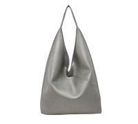 Kitise Women's Large 2in1 Hobo Slouch Tote PU Leather Handbag With Roomy purse in Metallics Kitise Metallics