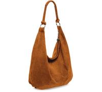 Kitise Women's Large Slouch Italian Suede Suede Hobo Tote Shoulder Bag in Brown Kitise Brown One Size