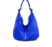 Kitise Women's Large Slouch Italian Suede Suede Hobo Tote Shoulder Bag in Royal Kitise Royal One Size