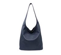 Kitise Women's Large Soft Slouch Hobo Tote Handbag in Navy