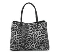 Kitise Women's Leopard Print Tote Bag Stylish Handbag Shoulder Bag - BLACK