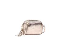 Kitise Women's Metallic Shade Camera Crossbody Bag With Tassel Charm in Rose Gold