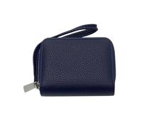 Kitise Women's Mini Accordion Card Holder Purse Organizer Compact Wallet in Navy