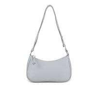Kitise Women's Minimalist Pearl Zip Accent Classic Shoulder Handbag in Grey