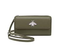 Kitise Women's Multi Compartments Bee Detail Wallet Bag Crossbody Handbag in Green Kitise Green One Size