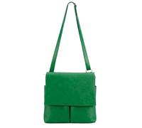 Kitise Women's Multi-Pocket Genuine Italian Leather Slim Messenger Crossbody Bag in Green Kitise Green One Size