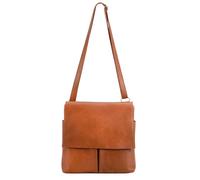 Kitise Women's Multi-Pocket Genuine Italian Leather Slim Messenger Crossbody Bag in Tan Kitise Tan One Size