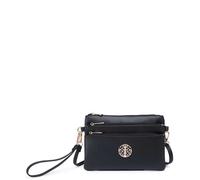 Kitise Women's Multiple Pockets Multifunctional Wristlet Bag Crossbody Handbag in Black Kitise Black One Size