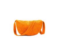 Kitise Women's Premium Genuine Italian Suede Leather Crossbody Bag in Orange Kitise Orange One Size