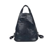 Kitise Women's PU Leather Convertible Crossbody Sling Backpack Bag in Navy Kitise Navy One Size