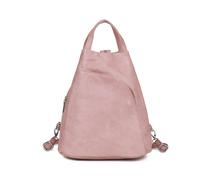 Kitise Women's PU Leather Convertible Crossbody Sling Backpack Bag in Pink Kitise Pink One Size