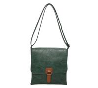 Kitise Women's Slim Flap Closure Messenger Crossbody Bag in Dark Green