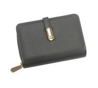 Kitise Women's Small Bifold Card Slot ID Coin Pocket Wallet in Grey Kitise Grey One Size