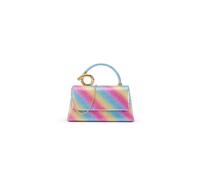 Kitise Women's Small Curly Top Handle Shiny Clutch Evening Bag Kitise Multicolor One Size