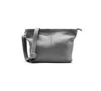 Kitise Women's Small Genuine Italian Leather Shoulder Handbag With Detachable Strap in Dark Grey Kitise Dark Grey One Size