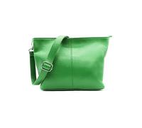 Kitise Women's Small Genuine Italian Leather Shoulder Handbag With Detachable Strap in Green Kitise Green One Size
