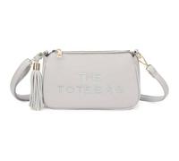 Kitise Women's Small Multifunctional Clutch Tassel Charm Crossbody Bag in Grey