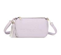 Kitise Women's Small Multifunctional Clutch Tassel Charm Crossbody Bag in Purple