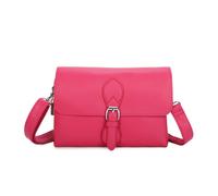 Kitise Women's Small Satchel Double Compartments Crossbody Shoulder Bag in Rose