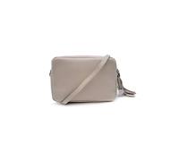 Kitise Women's Small Slim Genuine Italian Leather Tassel Crossbody Bag in Beige