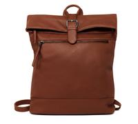 Kitise Women's Soft Flap-Over Backpack Rucksack Travel Bag in Brown