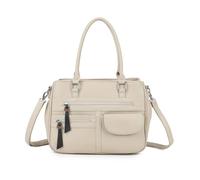 Kitise Women's Spacious Multi Pocket Practical Crossbody Bag in Beige