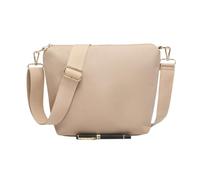 Kitise Women's Sturdy Nylon Crossbody Pouch Bag with Adjustable Strap in Beige Kitise Beige One Size