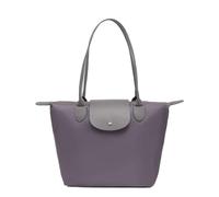 Kitise Women's Stylish Foldable Zipper Closure Spacious Lightweight Sturdy Nylon Travel Tote Shoulder Handbag (Dark Grey)