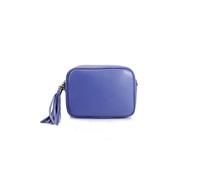Kitise Women's Tassel Charm Genuine Italian Leather Small Camera Crossbody Bag in Lavender Kitise Lavender One Size